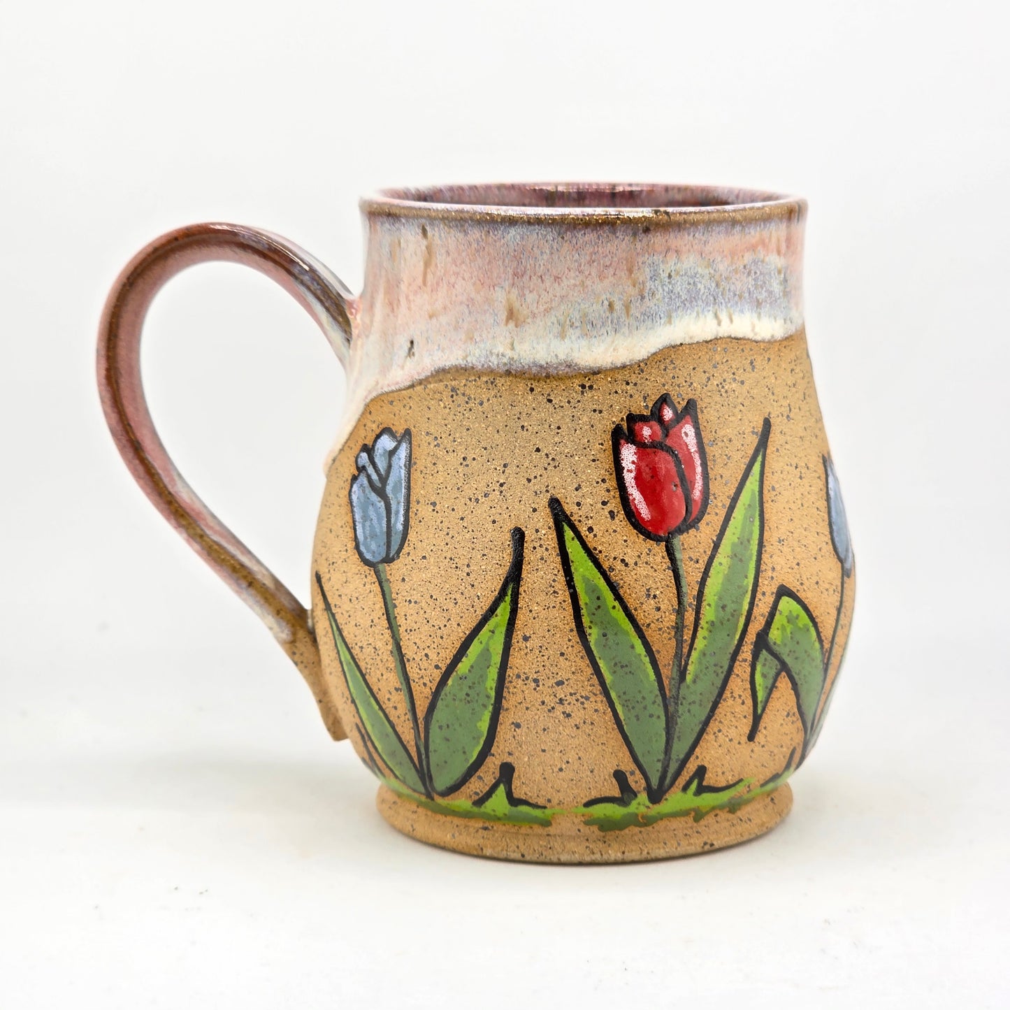 #112 Handmade stoneware mug 14oz