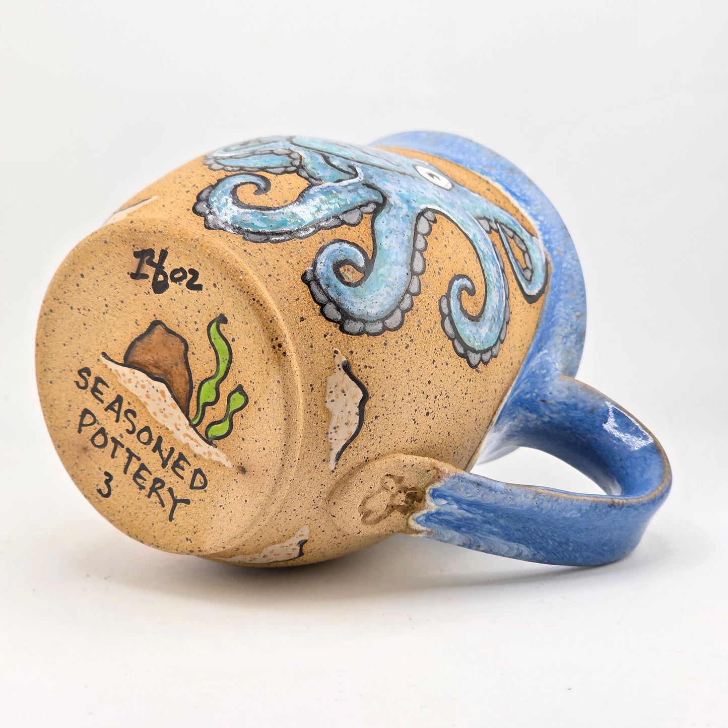 #113 Handmade stoneware mug 16oz