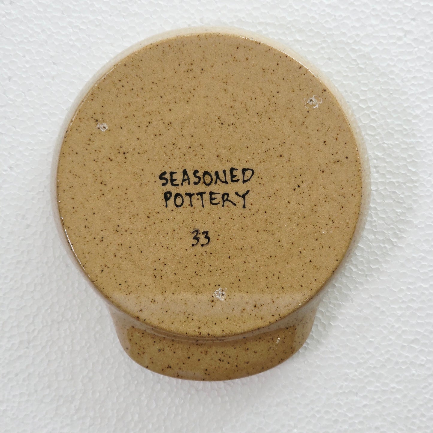 #33 Handmade stoneware spoonrest