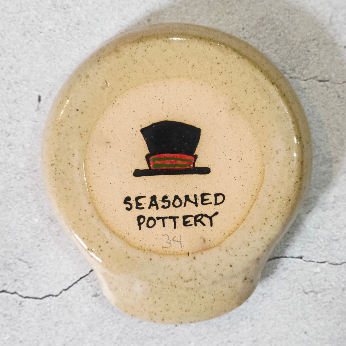 #34 Handmade stoneware spoonrest