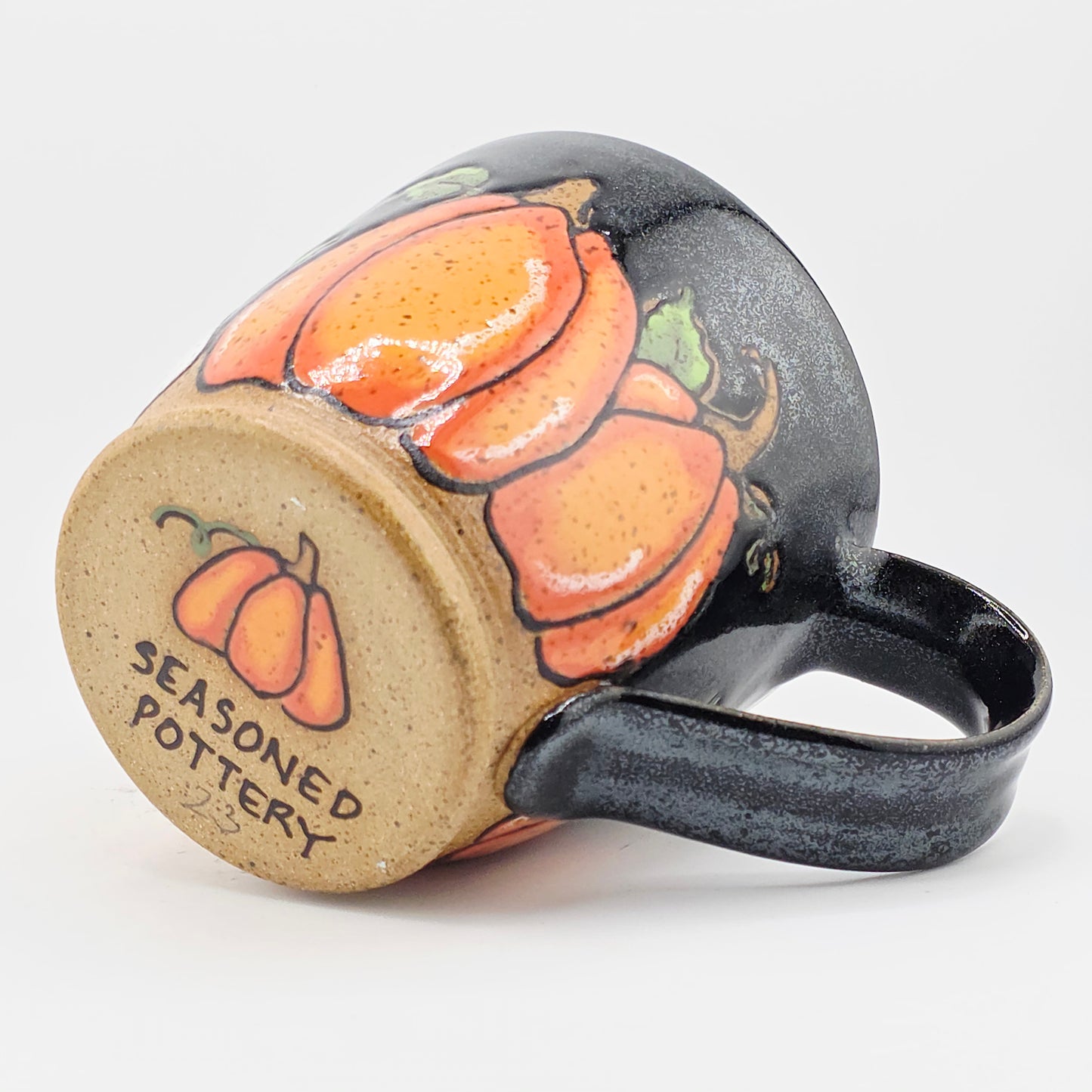 #22 Handmade stoneware mug 12 oz