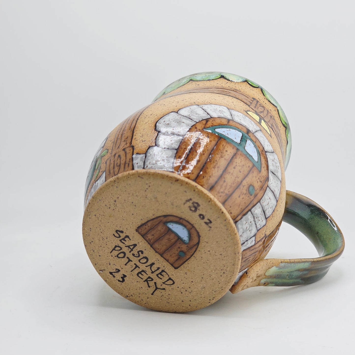 #23 Handmade stoneware Mug 18oz