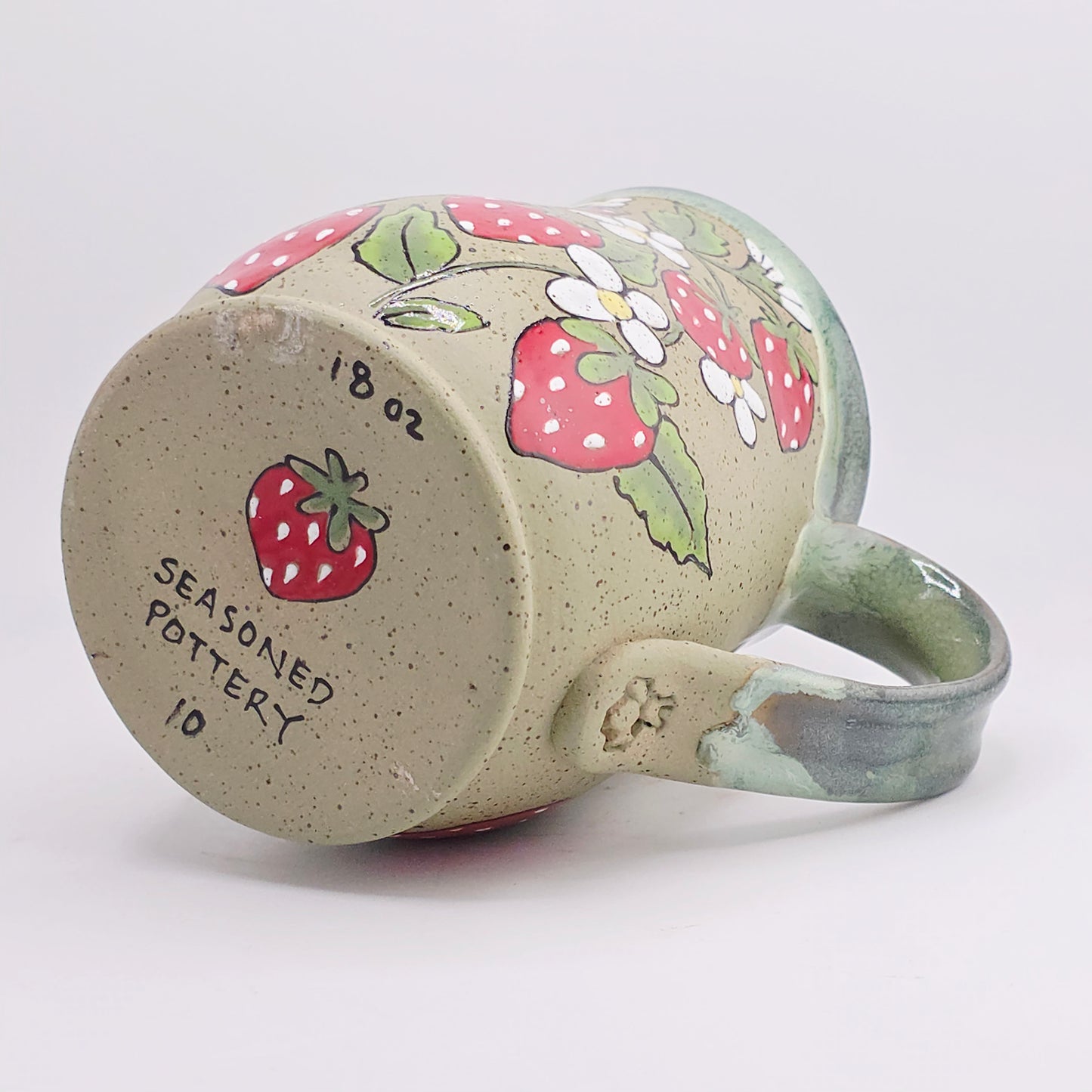 #10 Handmade stoneware Mug 18oz