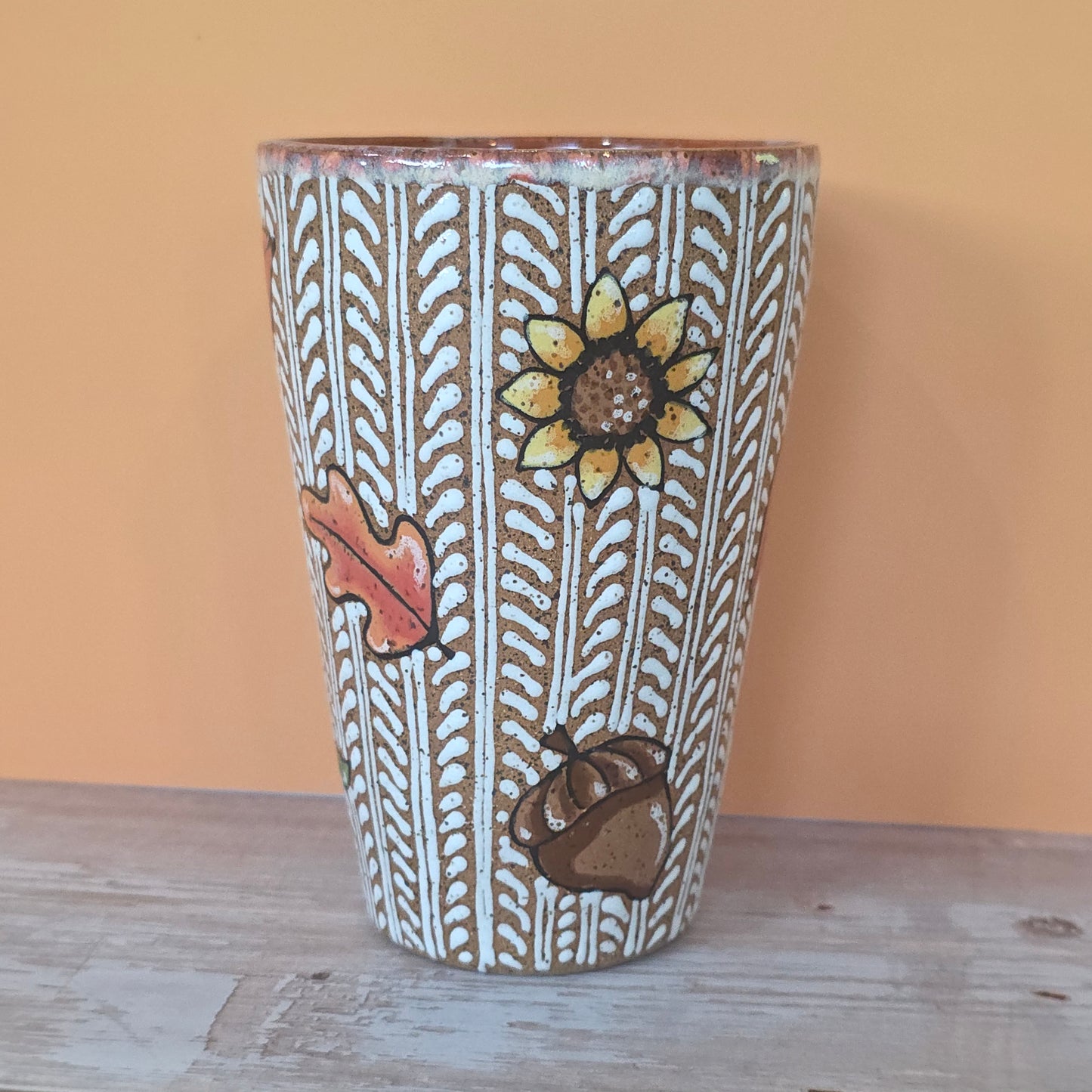 #46 Handmade stoneware tumbler