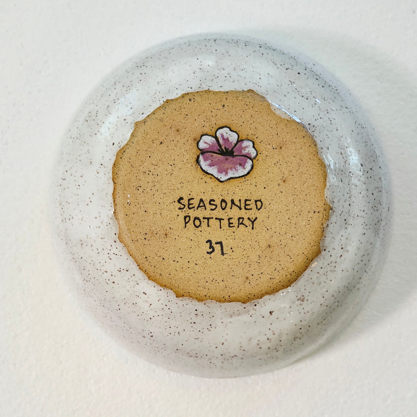 #37 Handmade stoneware bowl 7.5x2