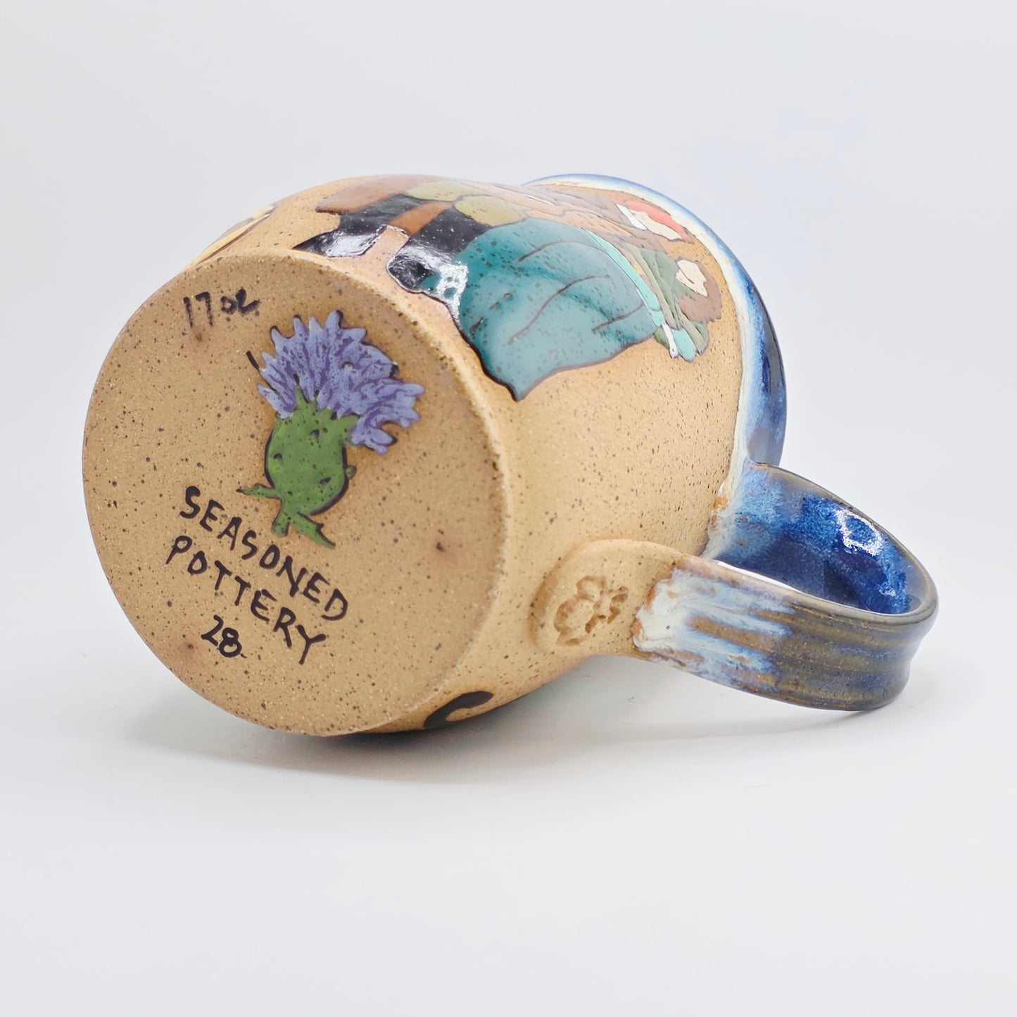 #28 Handmade stoneware Mug 17oz