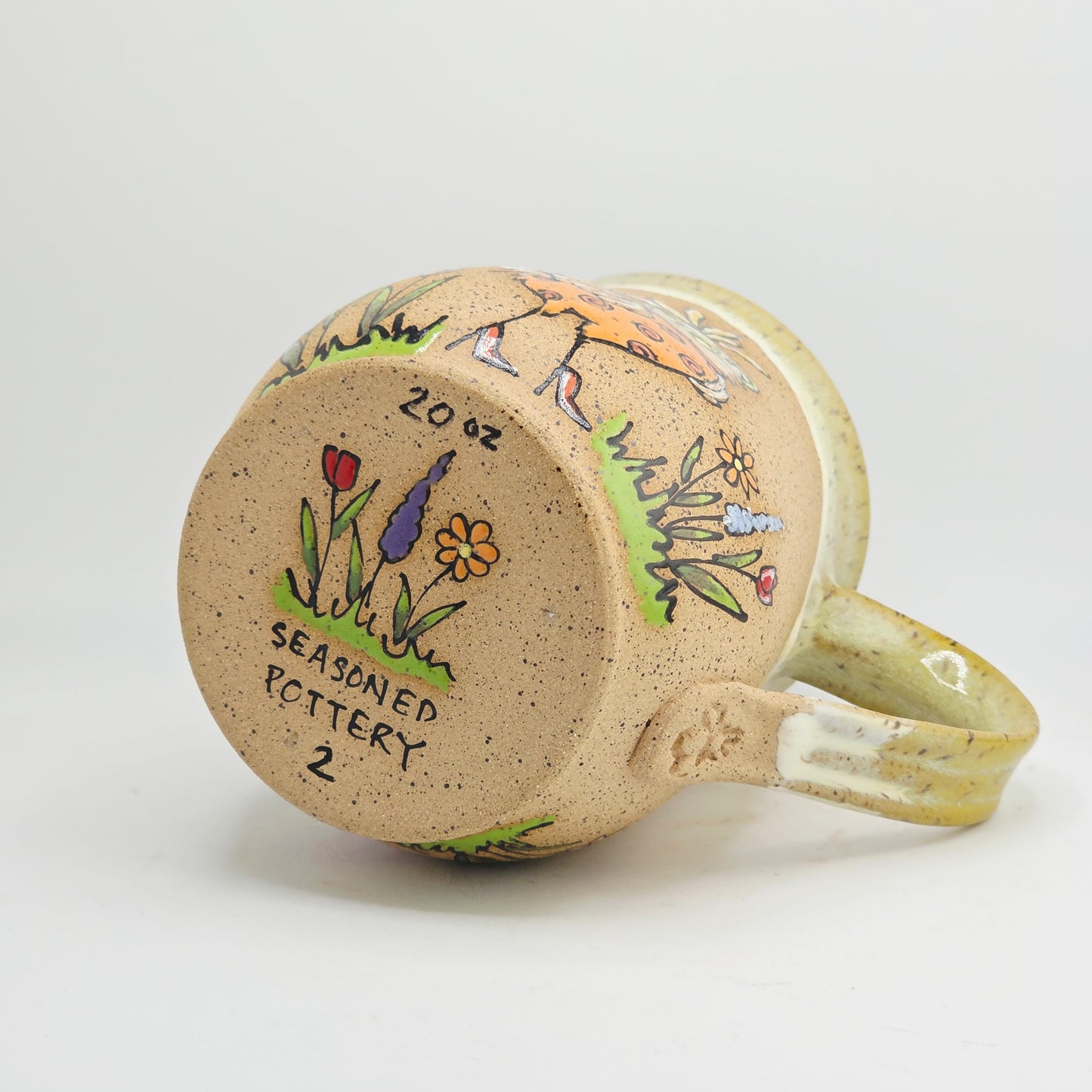 #02 Handmade stoneware Mug 20oz