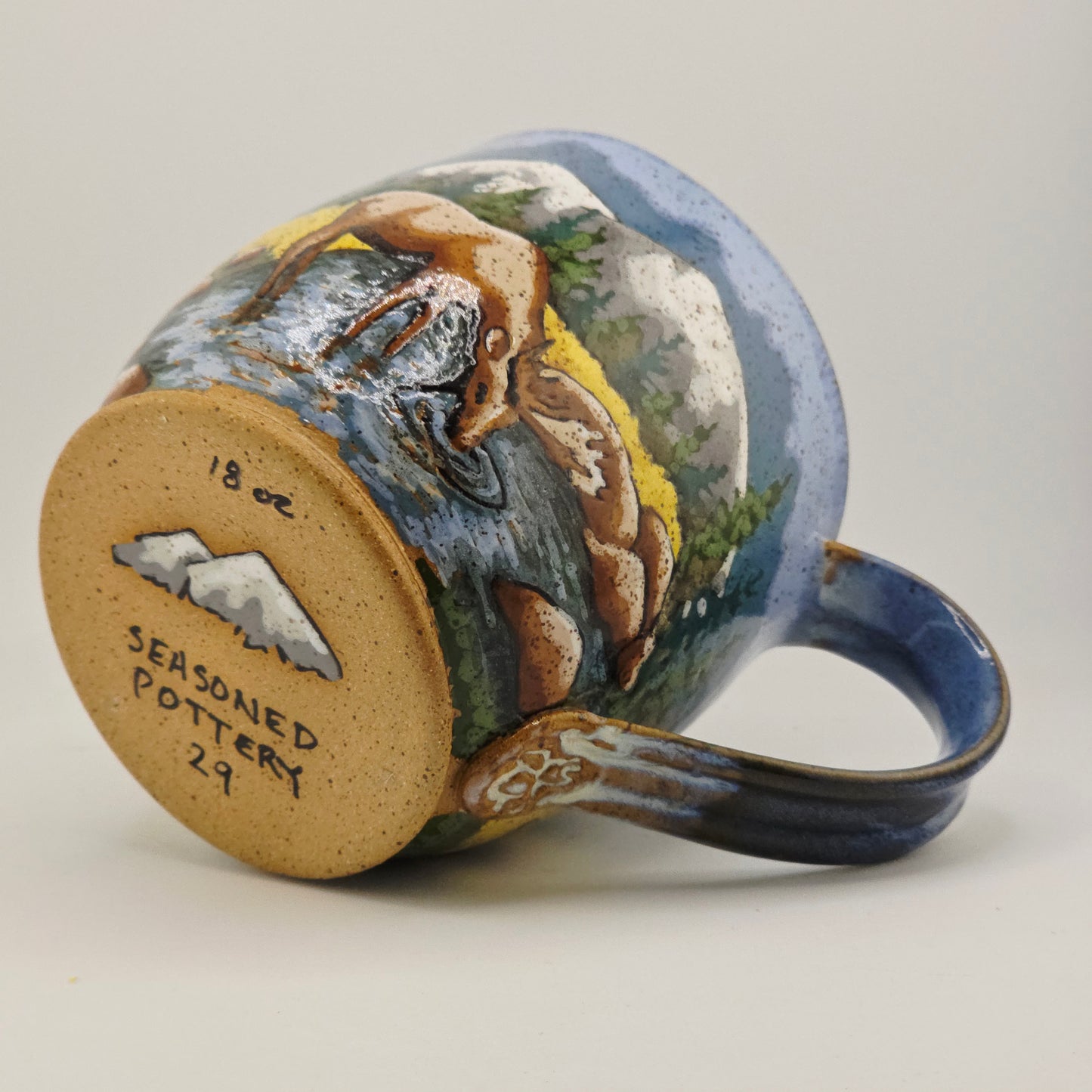 #29 Handmade stoneware Mug 18oz