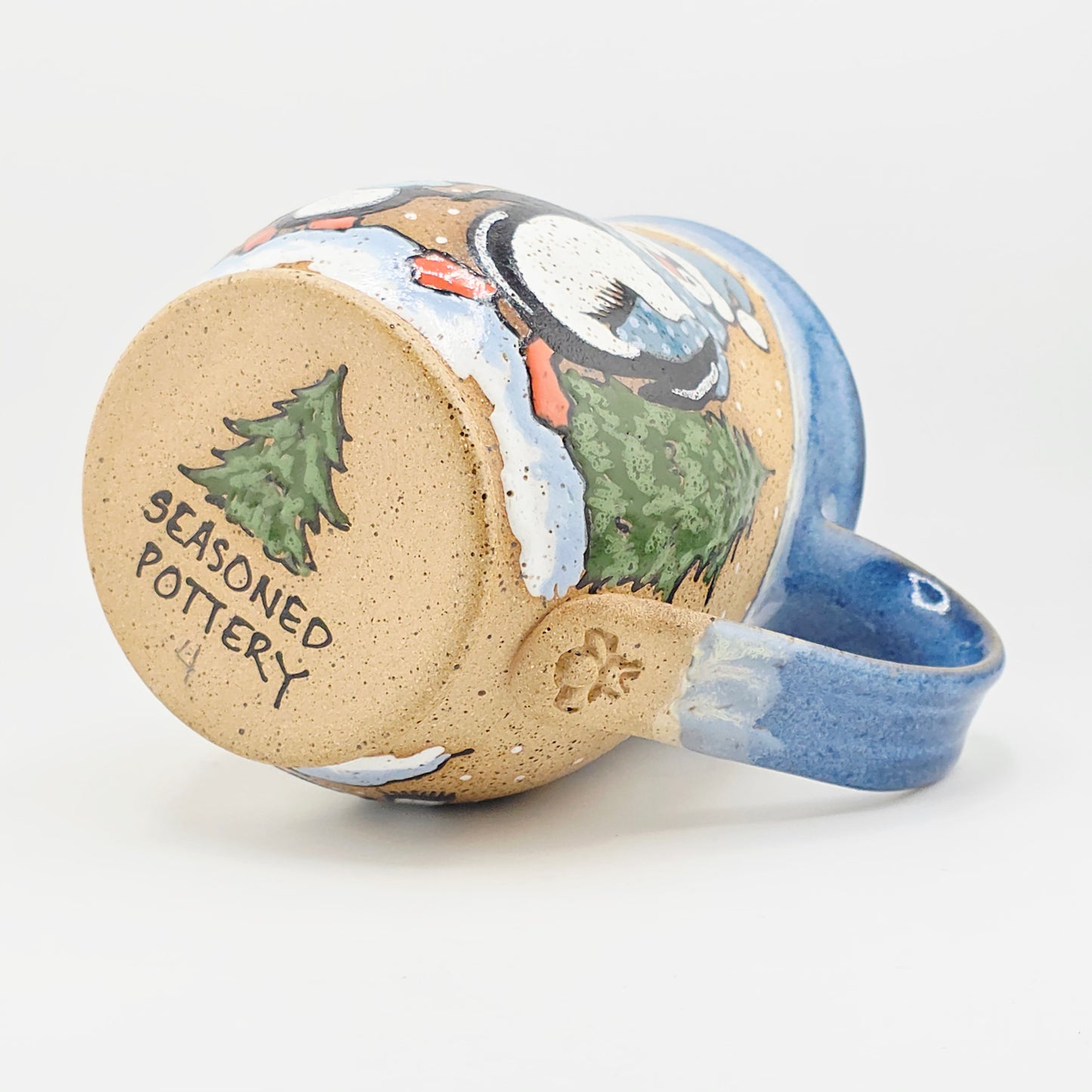 #04 Handmade stoneware mug 16-17oz