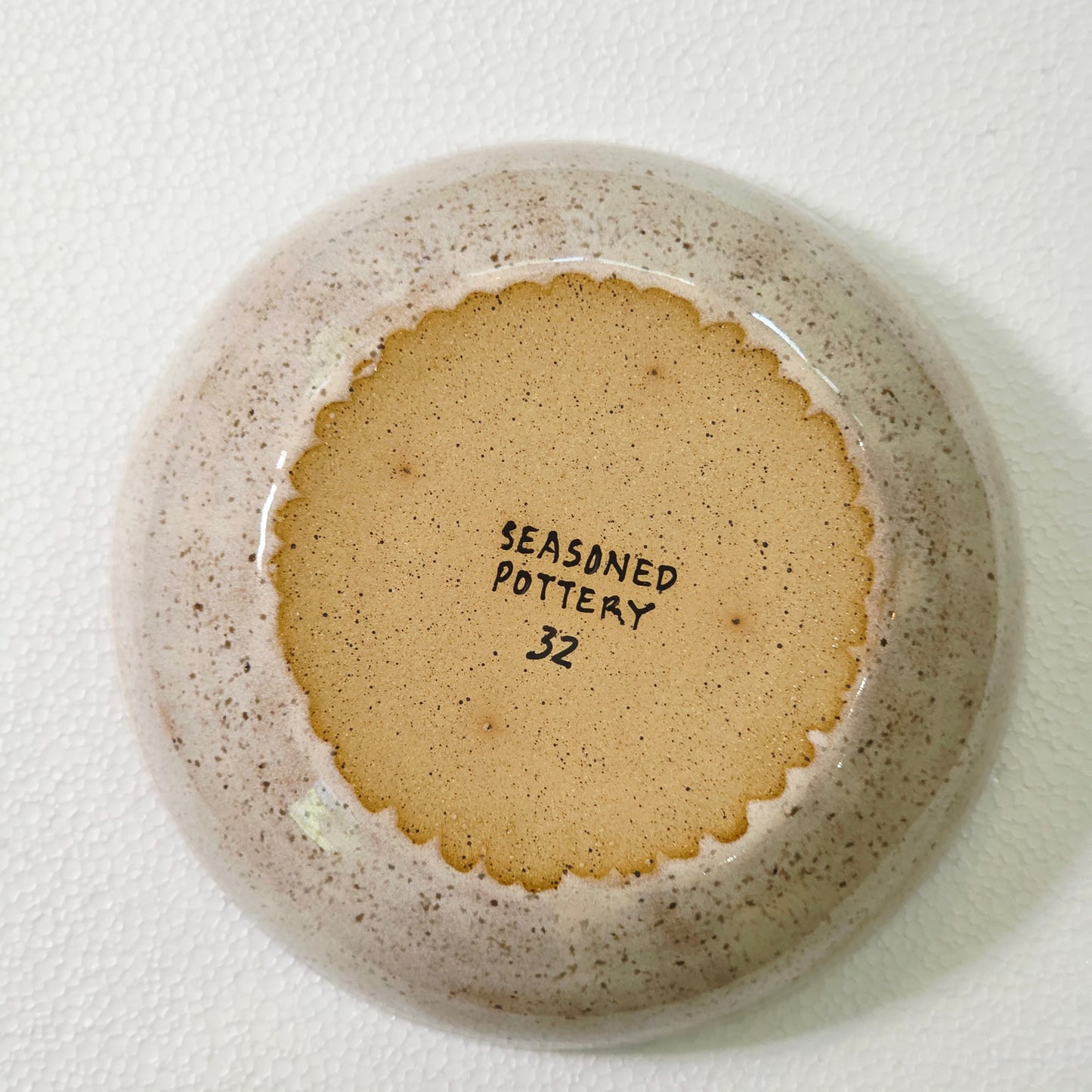 #32 Handmade stoneware bowl 7.5x2