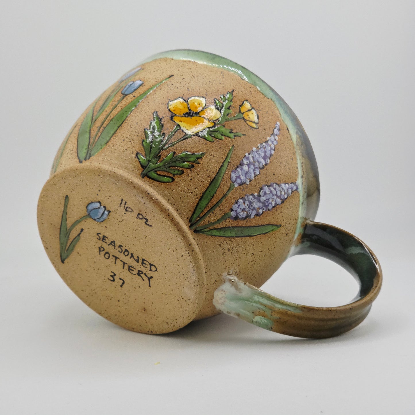 #37 Handmade stoneware Mug 16oz