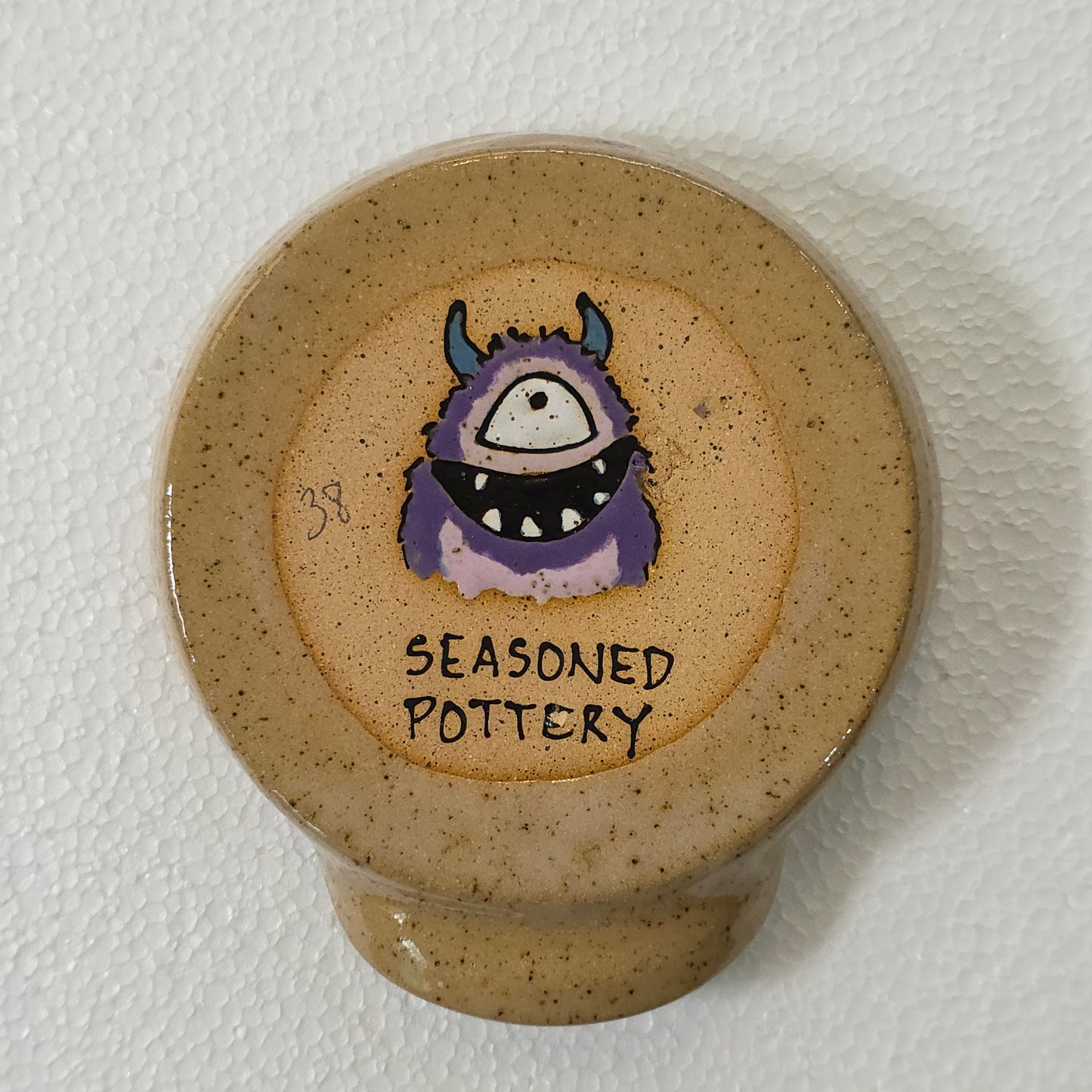 #138 Handmade stoneware spoonrest