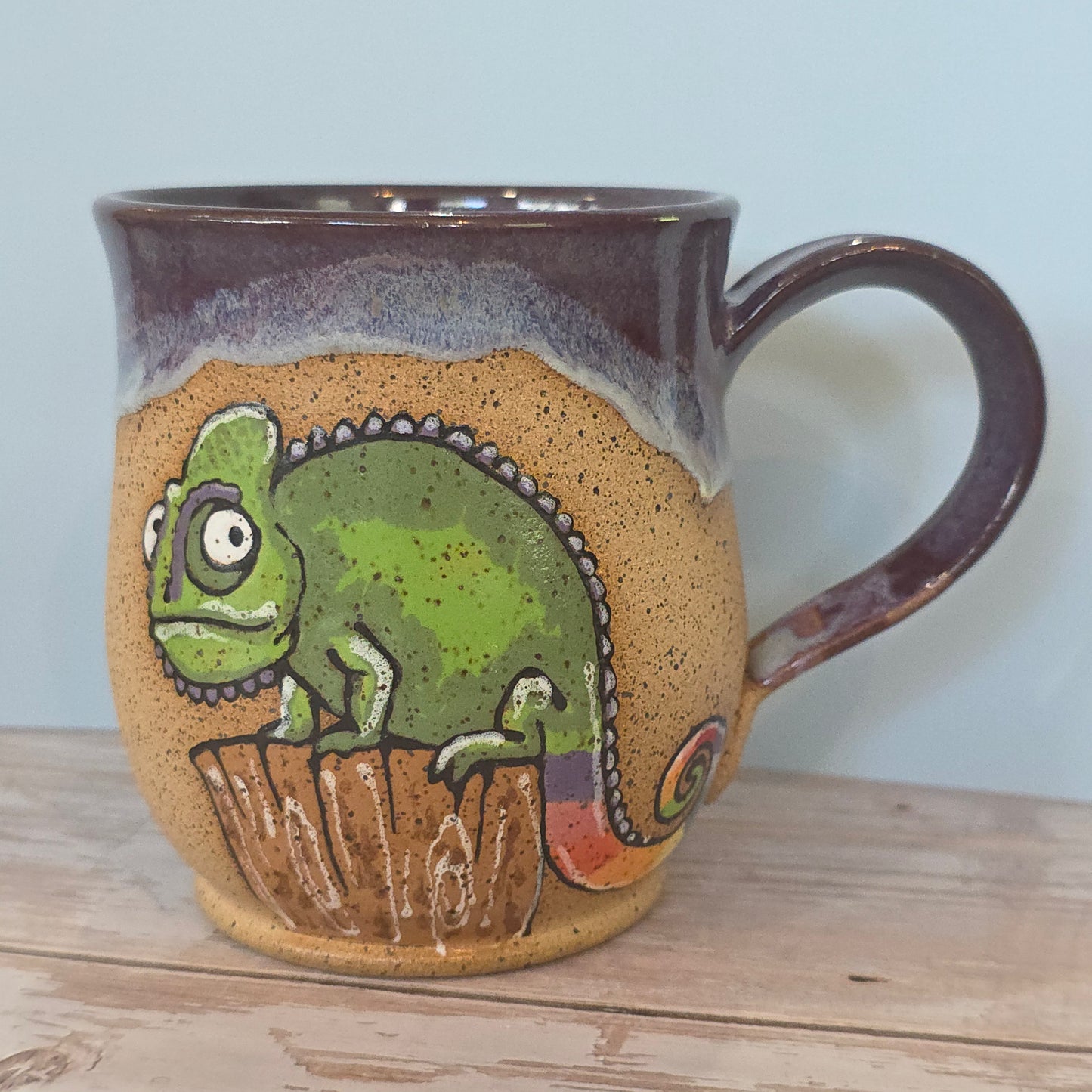#127 Handmade stoneware mug