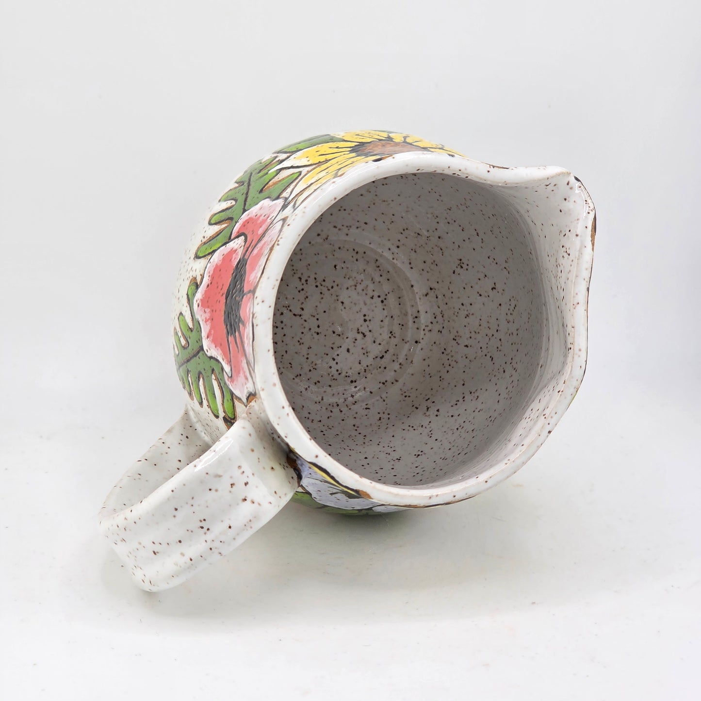 #142 Handmade stoneware creamer