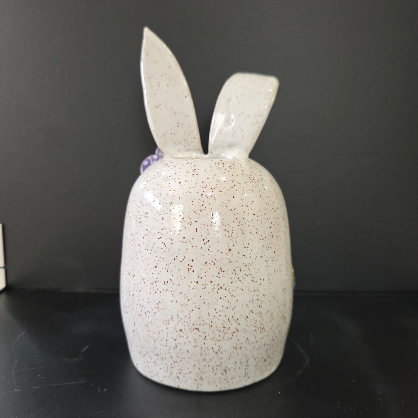 #003 Handmade stoneware Bunny Vase 8"