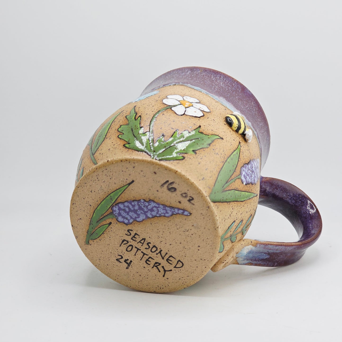 #24 Handmade stoneware Mug 16oz