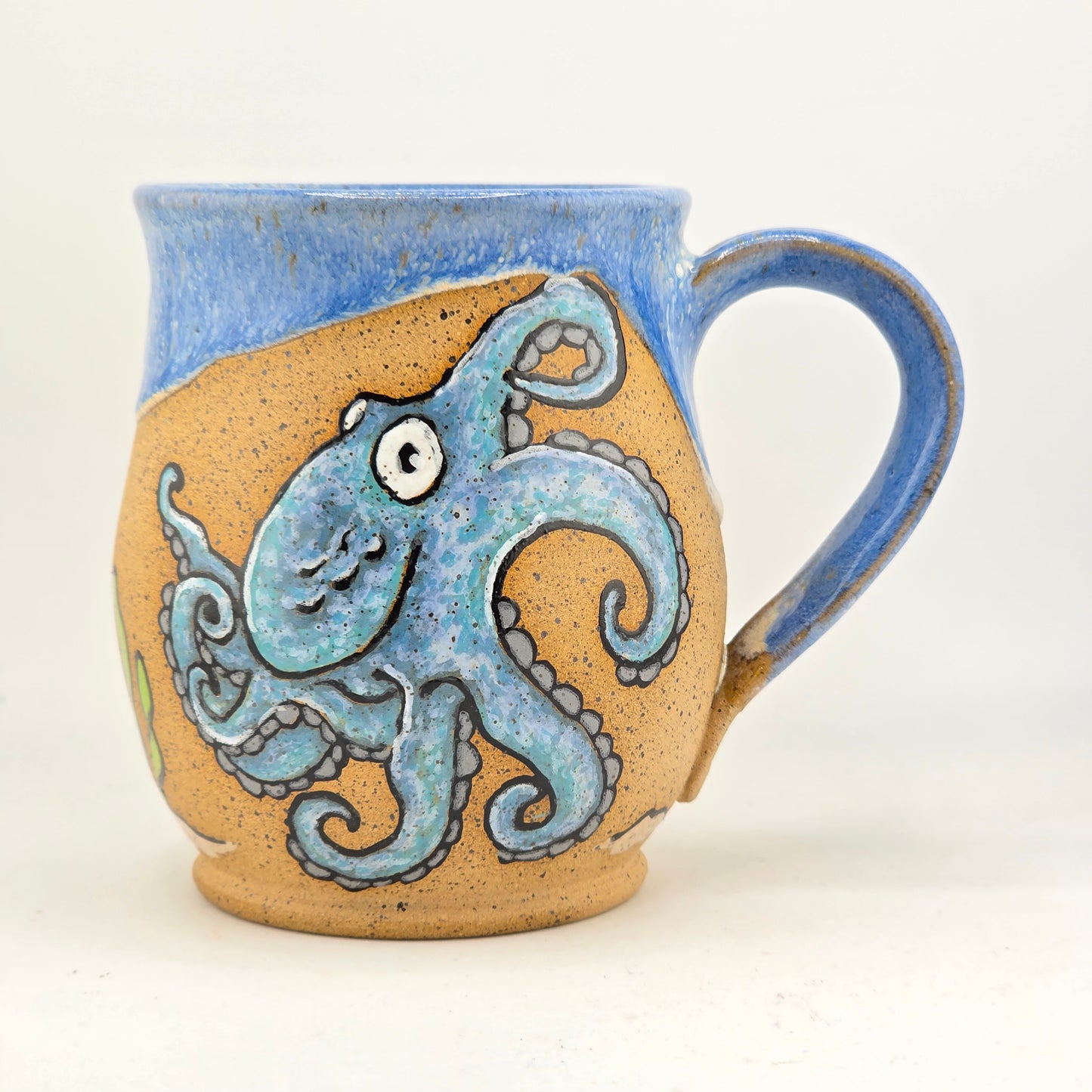 #113 Handmade stoneware mug 16oz