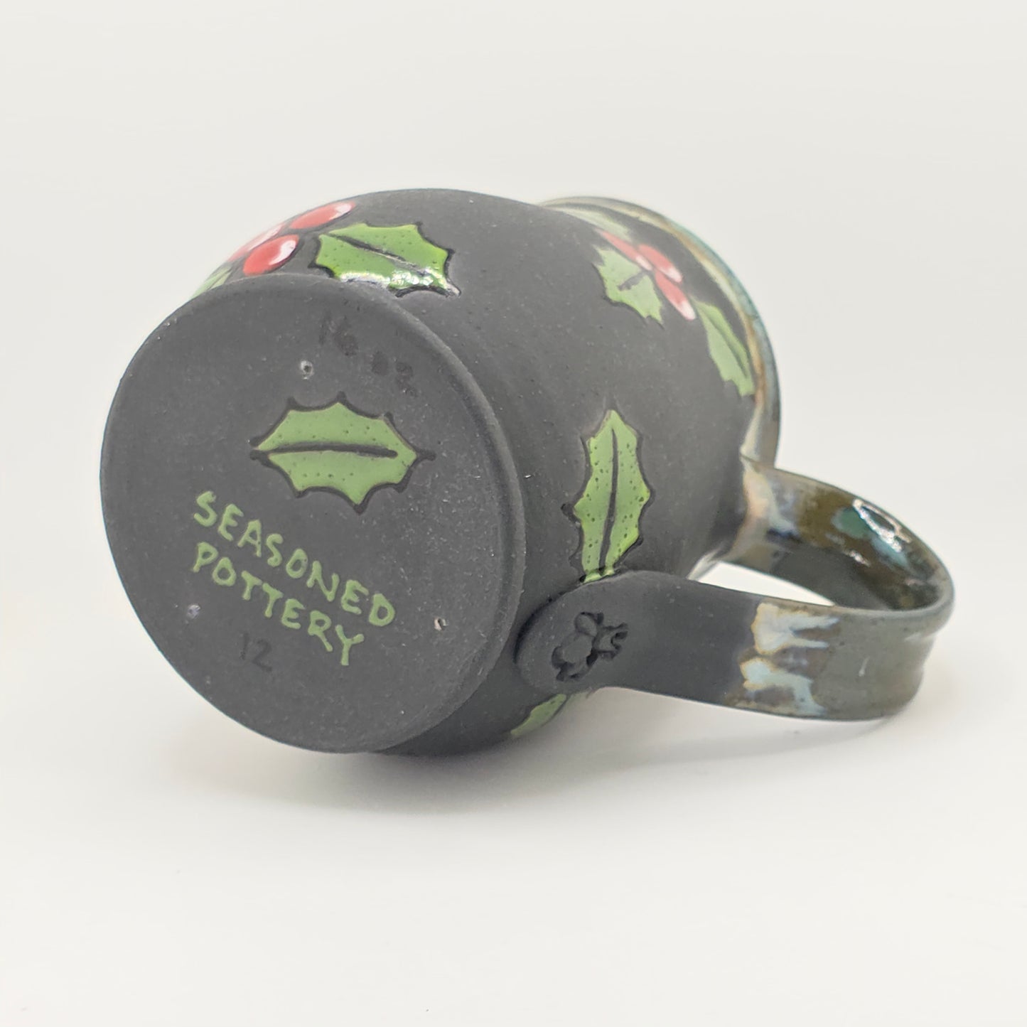 #12 Handmade stoneware mug 16oz