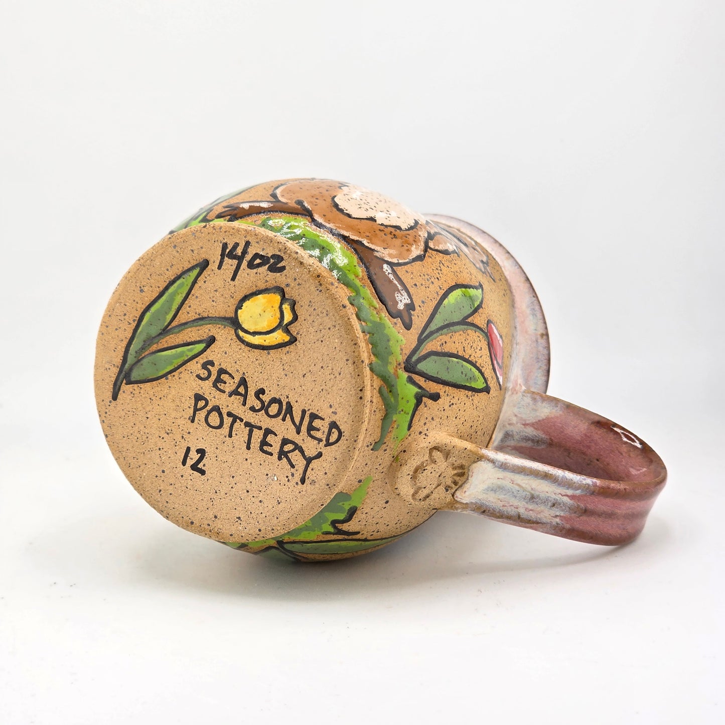 #112 Handmade stoneware mug 14oz