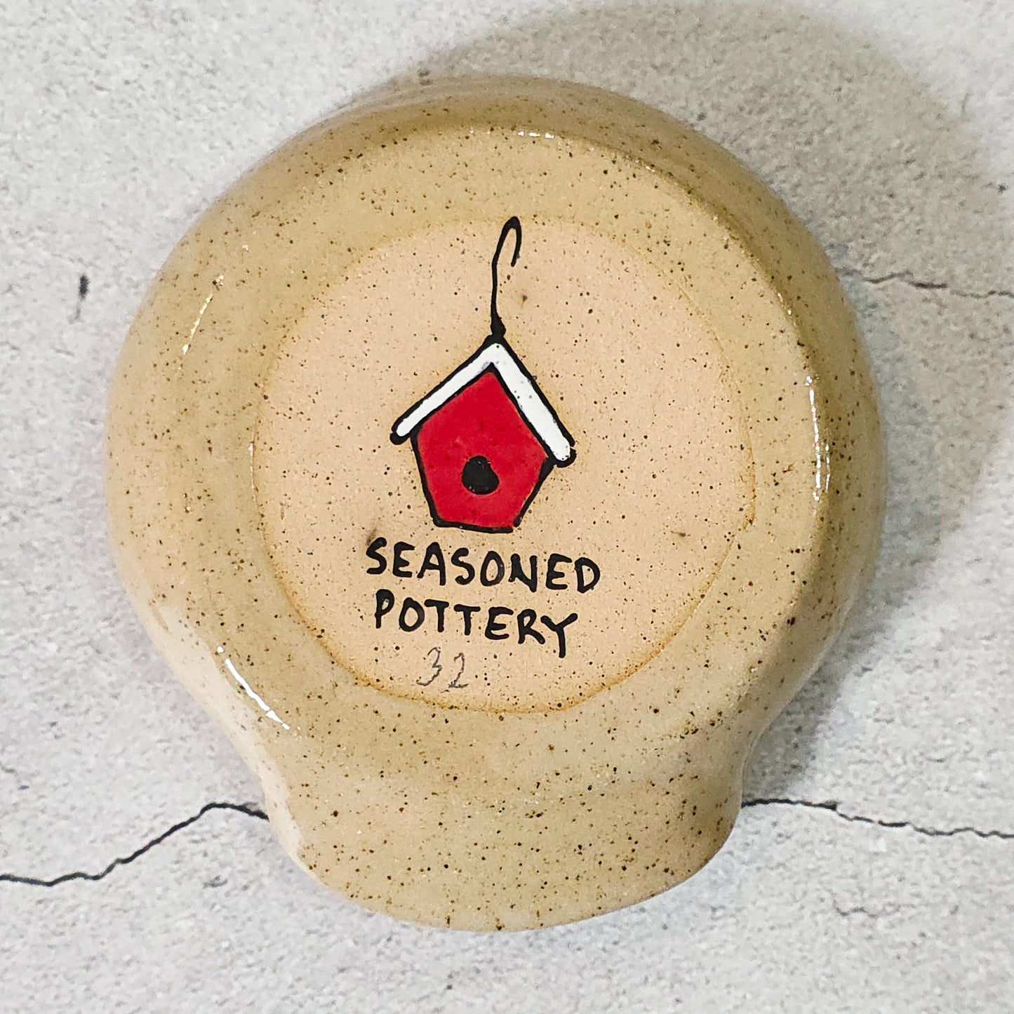 #32 Handmade stoneware spoonrest