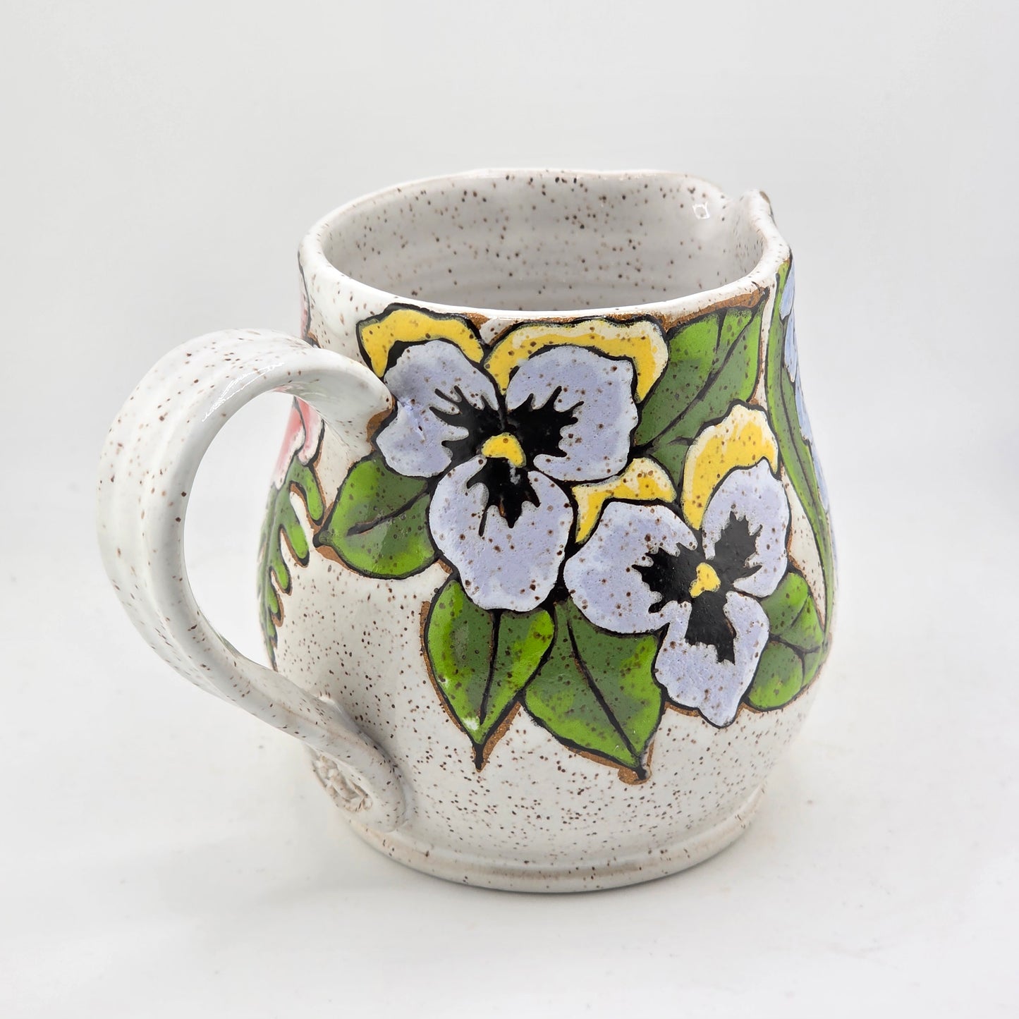 #142 Handmade stoneware creamer