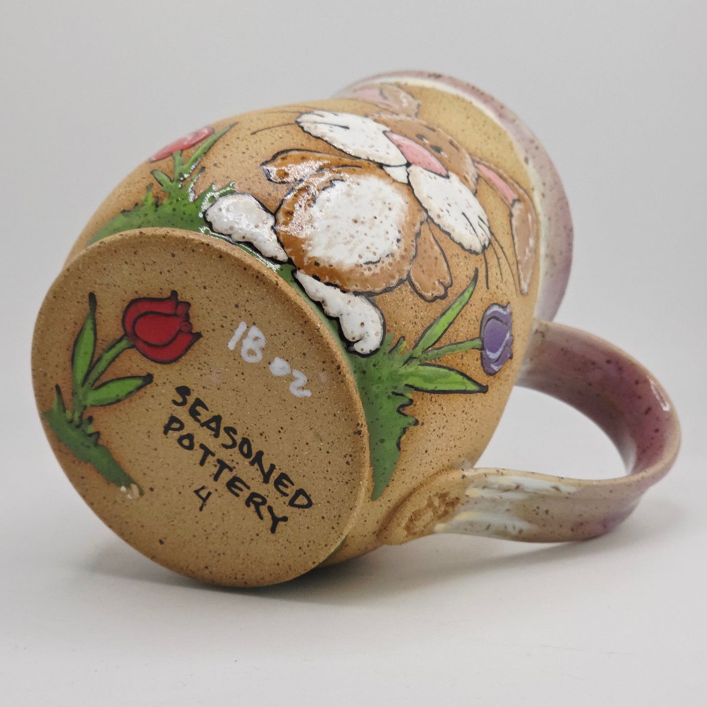 #04 Handmade stoneware Mug 18 oz