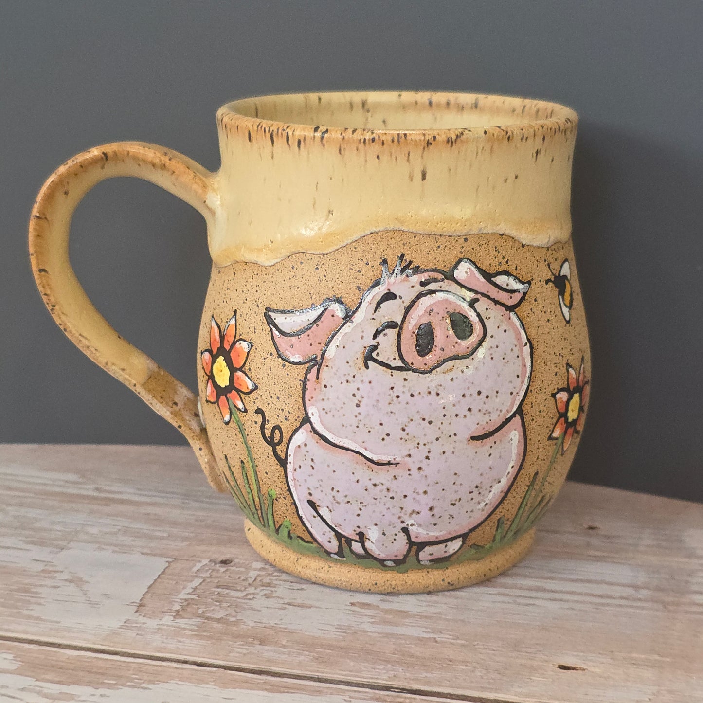 #38 Handmade stoneware mug