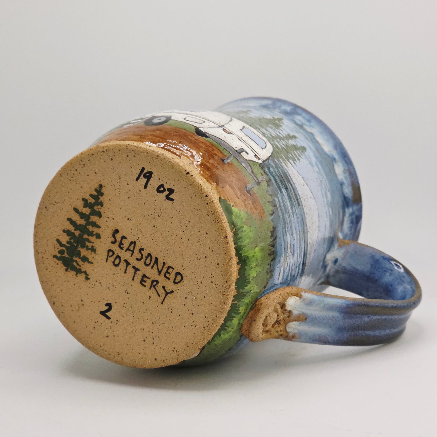 #02 Handmade stoneware Mug 19oz