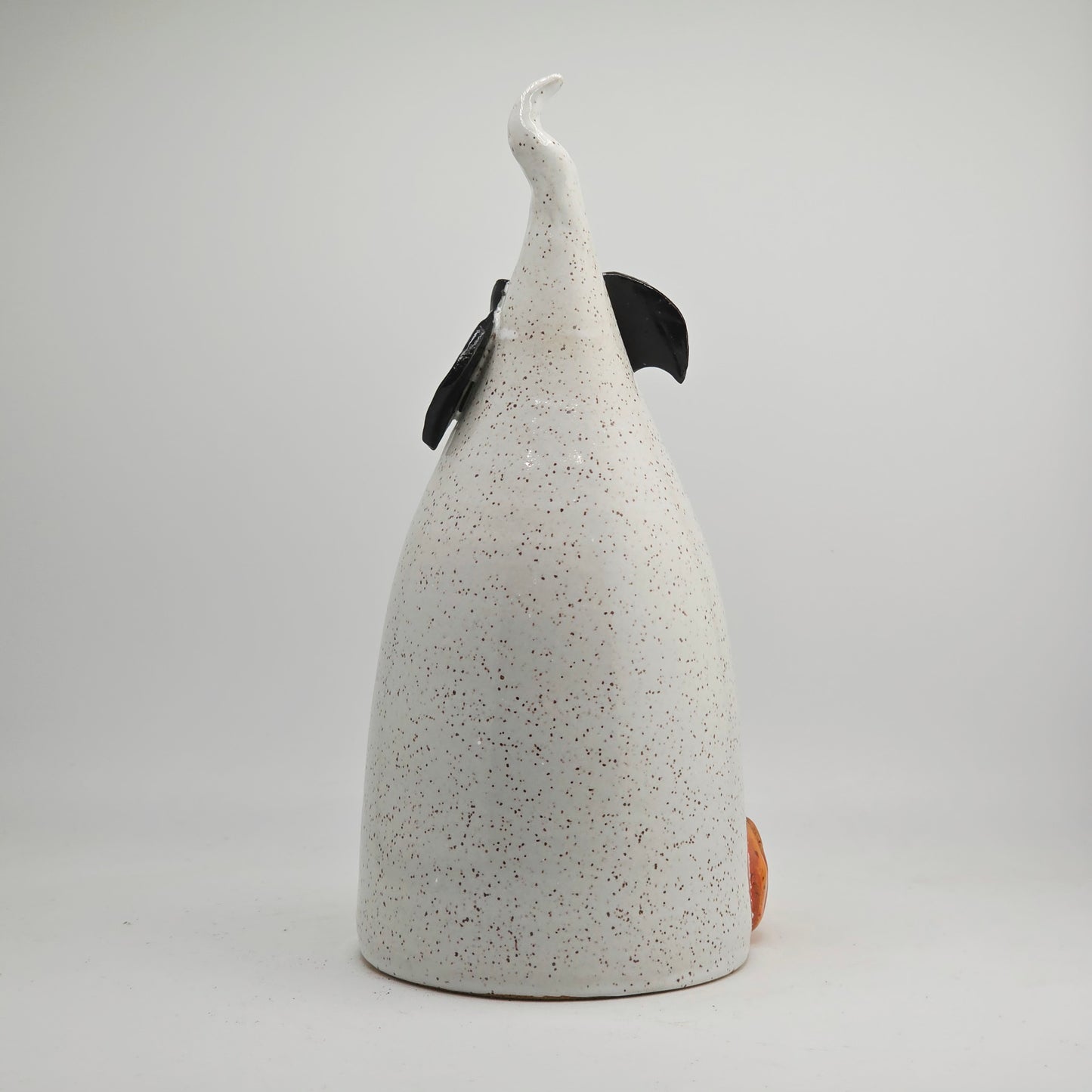 Handmade stoneware ghost luminary