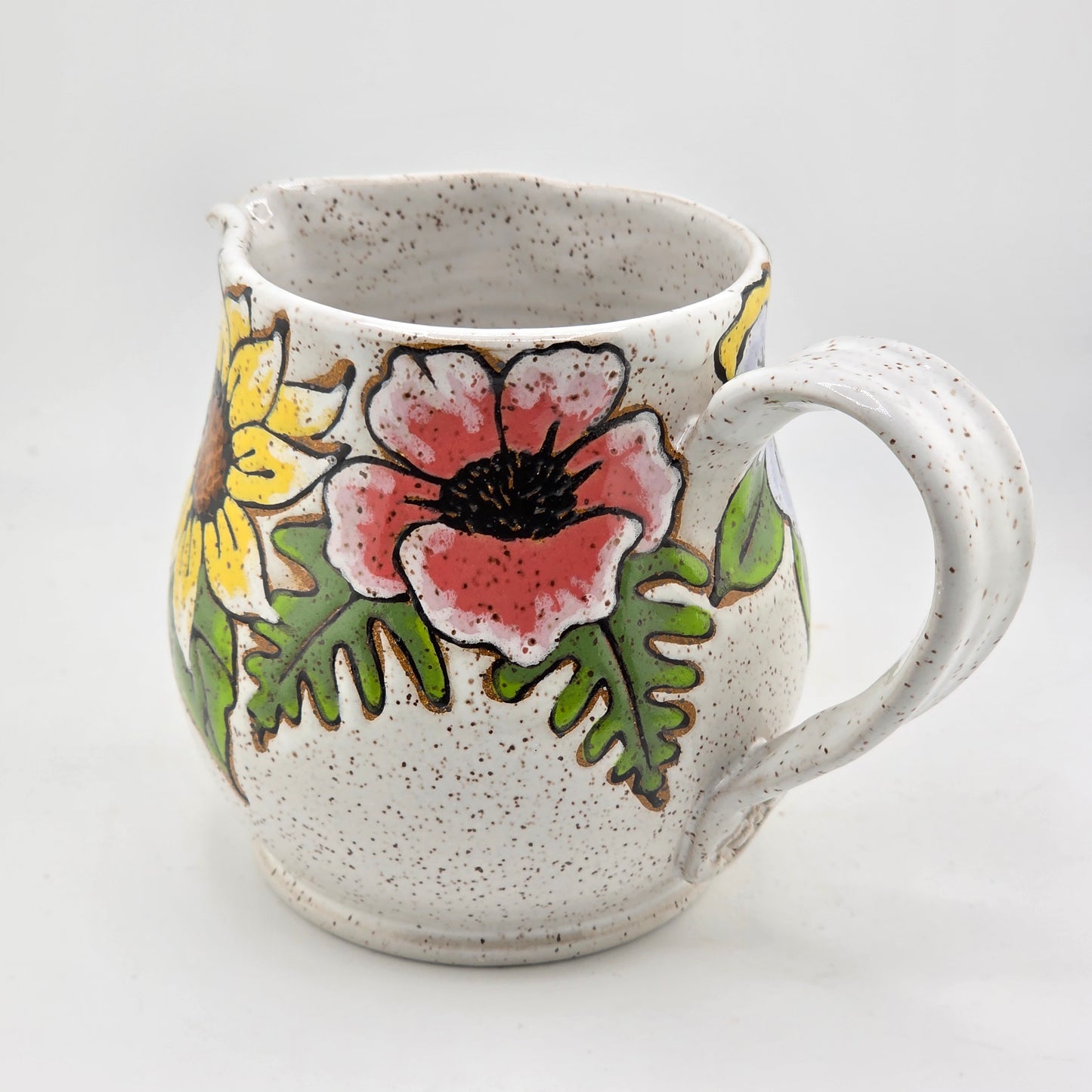 #142 Handmade stoneware creamer