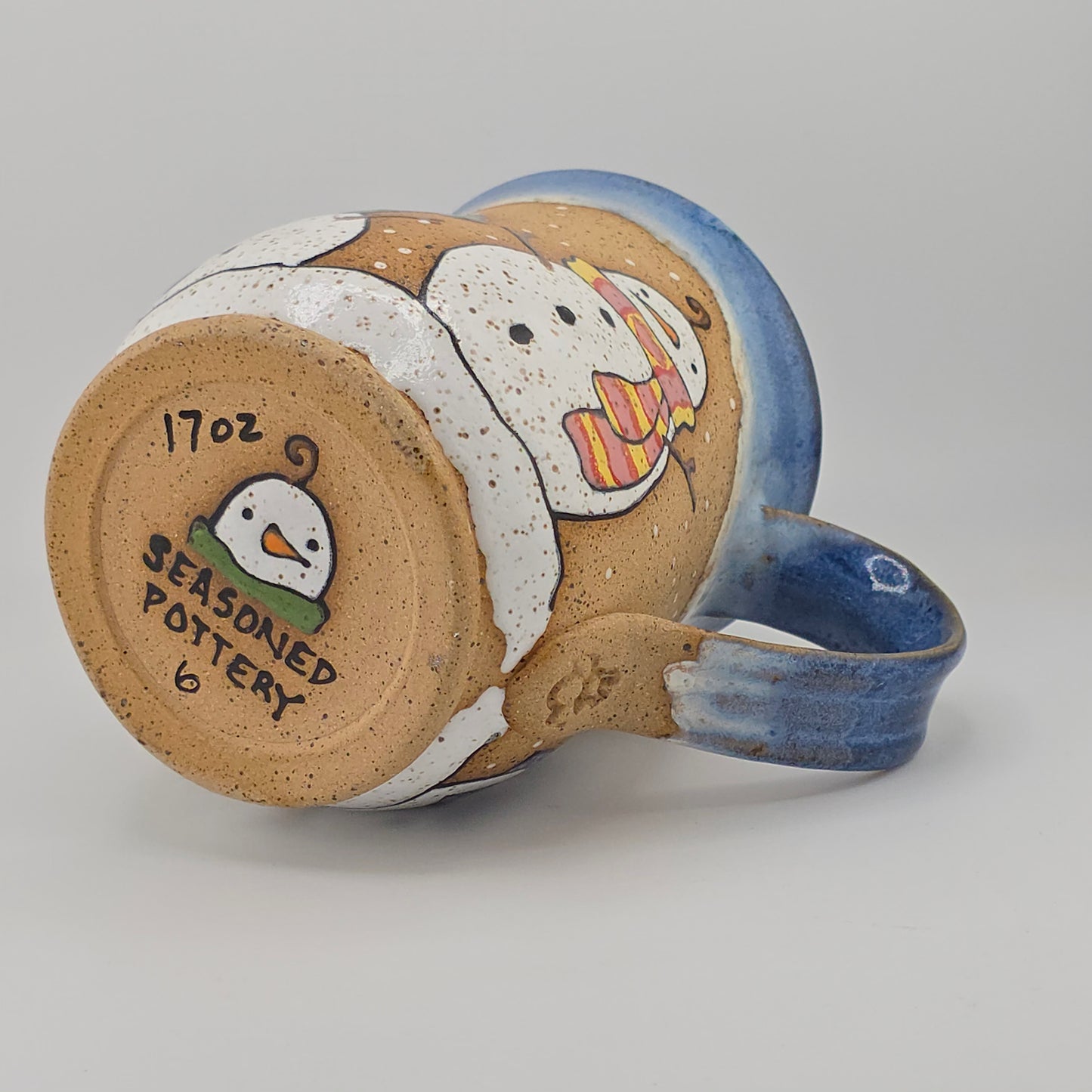 #06 Handmade stoneware mug 17 oz