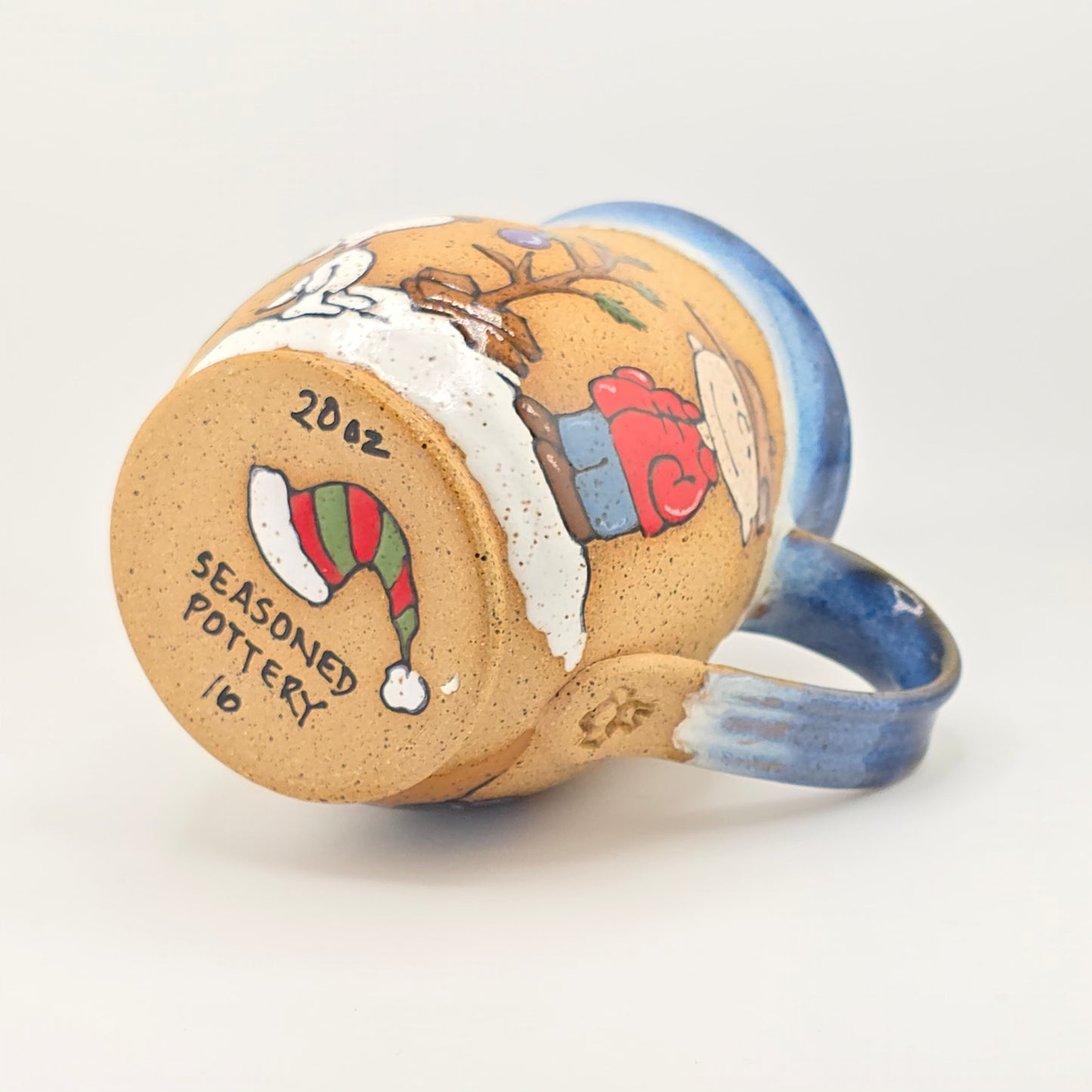 #16 Handmade stoneware mug 20 oz