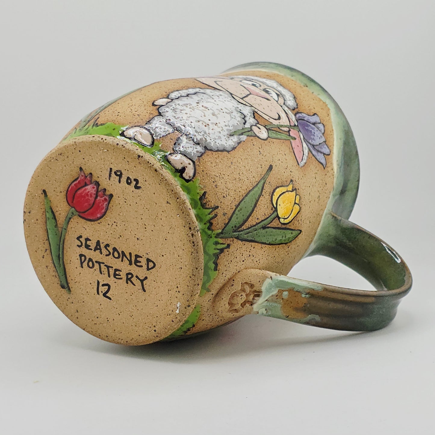 #12 Handmade stoneware Mug 19oz