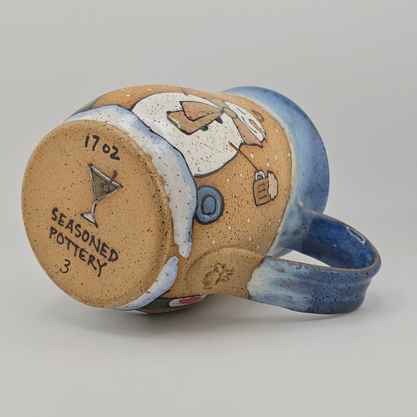 #03 Handmade stoneware mug 17 oz