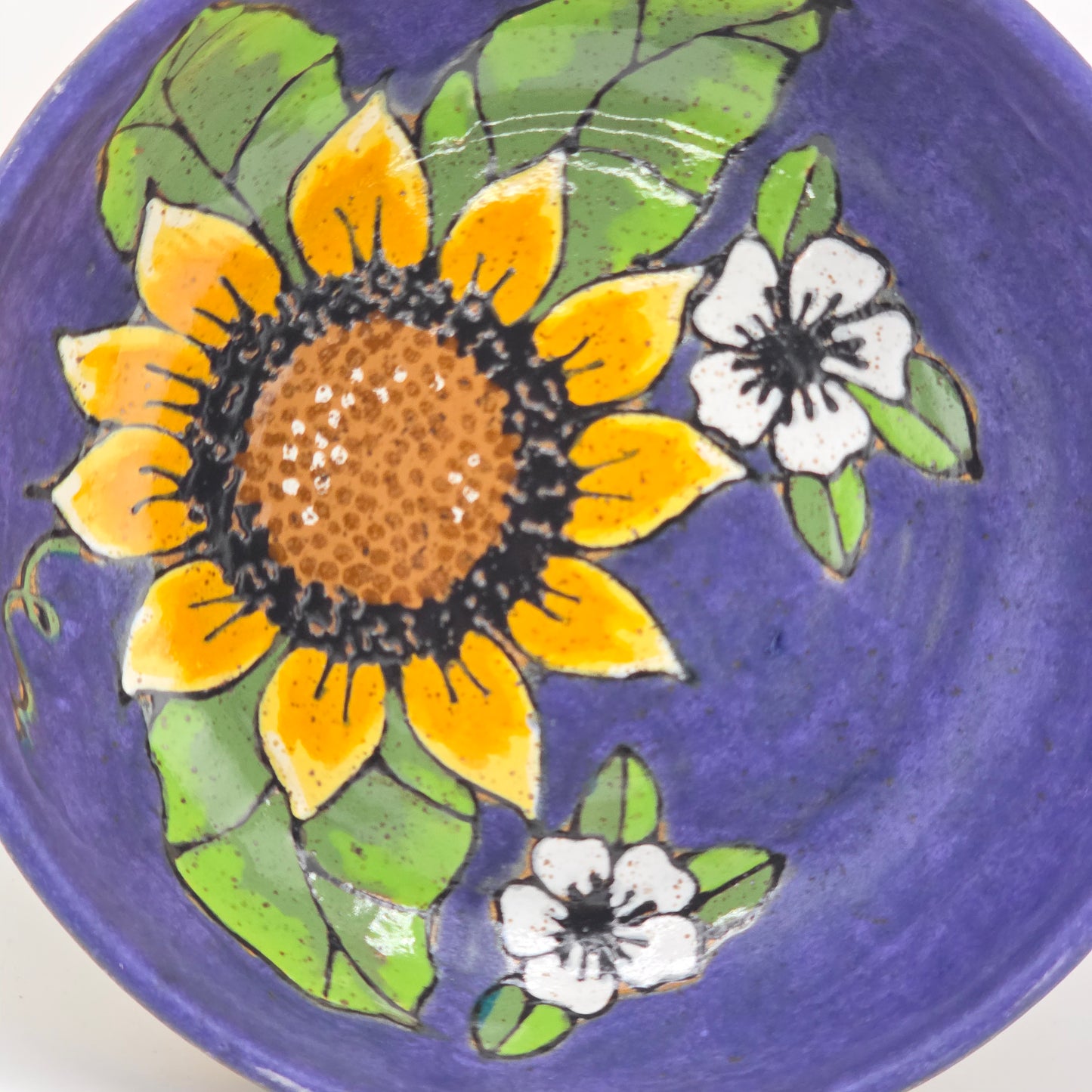 #60 Handmade stoneware bowl 7x2