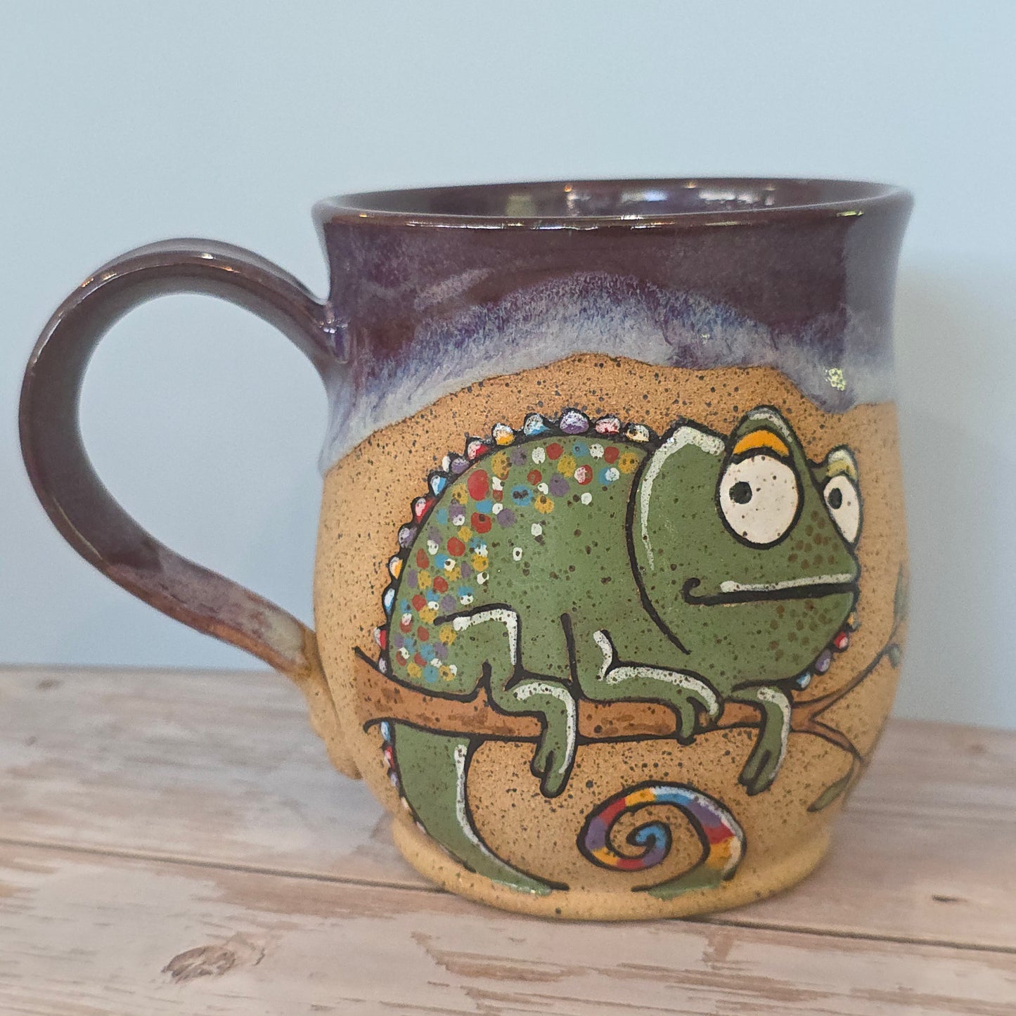 #127 Handmade stoneware mug