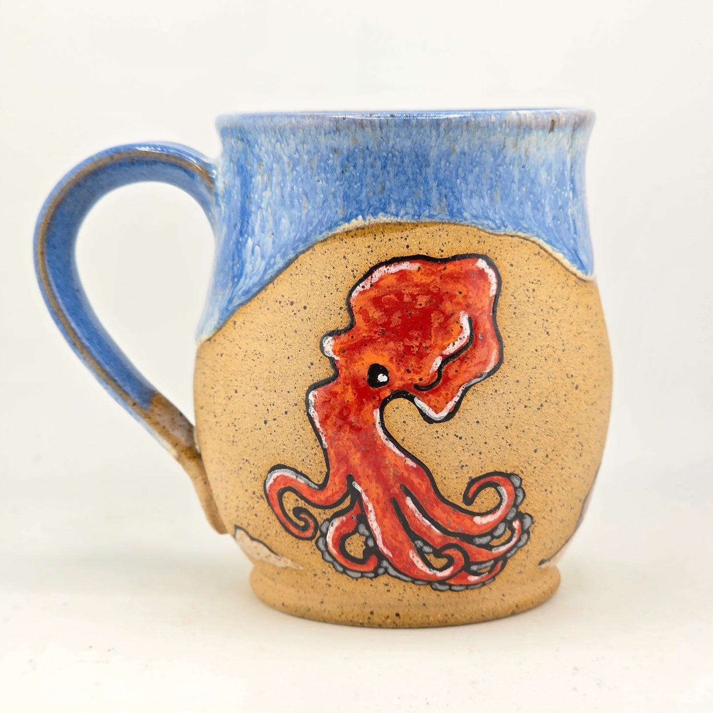 #113 Handmade stoneware mug 16oz