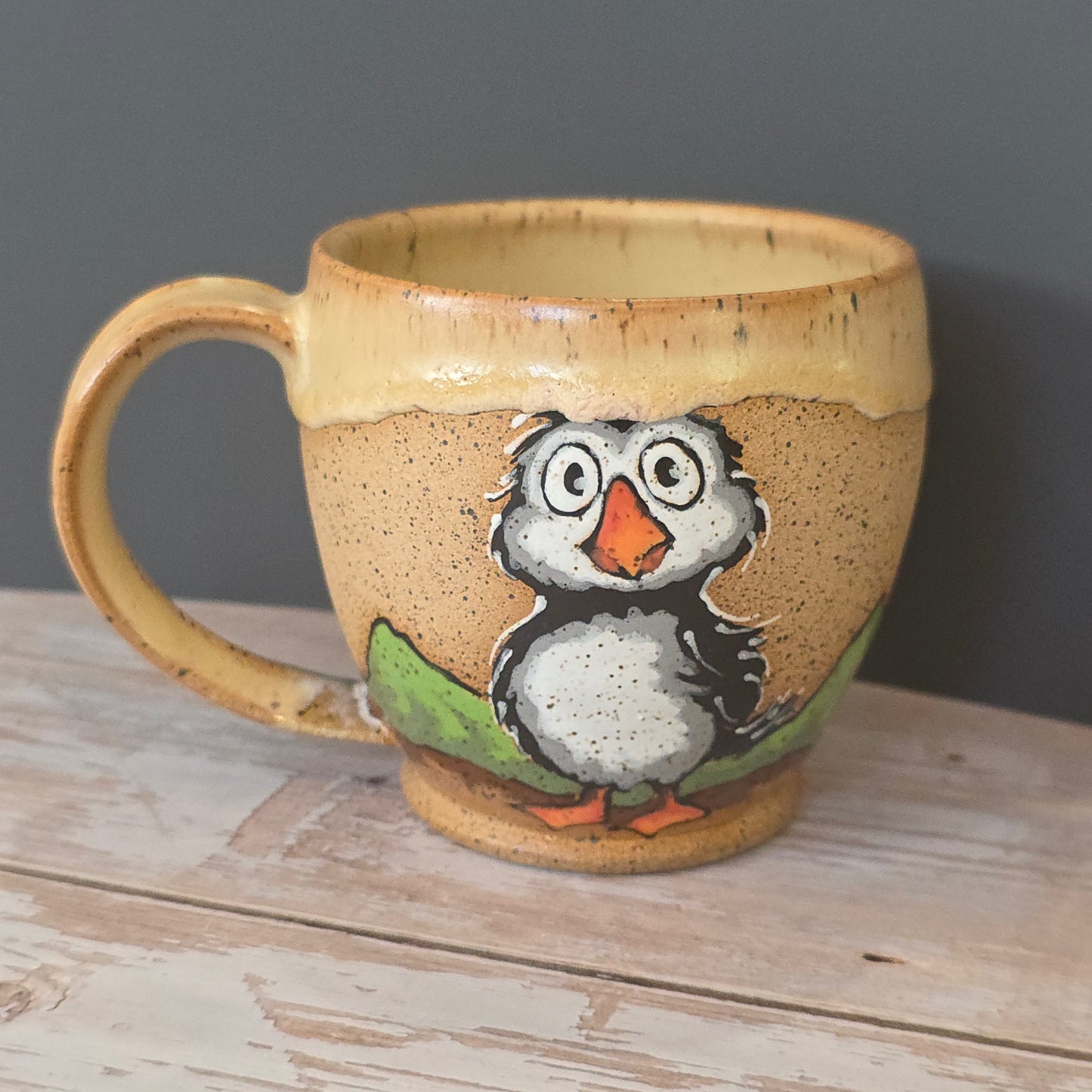 #34 Handmade stoneware mug 12oz