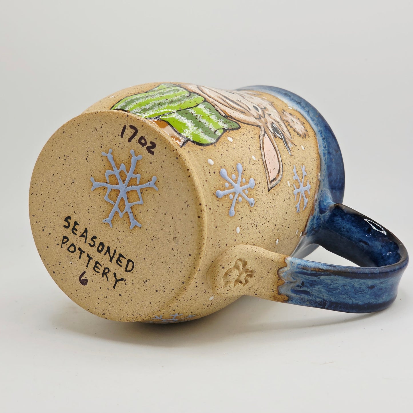 #06 Handmade stoneware Mug 17oz