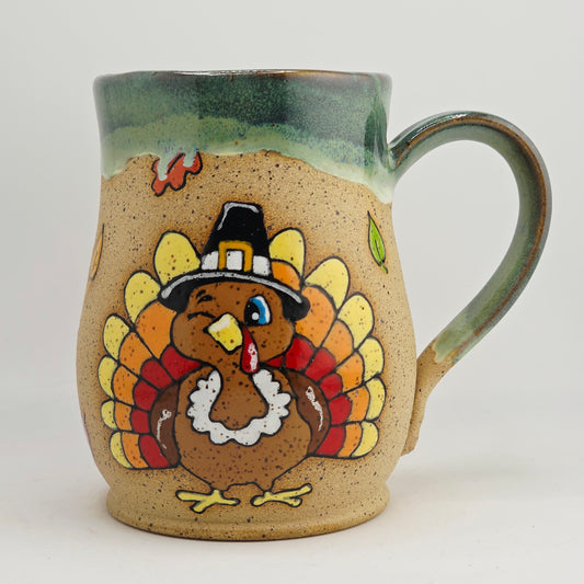 #07 Handmade stoneware Mug 16oz