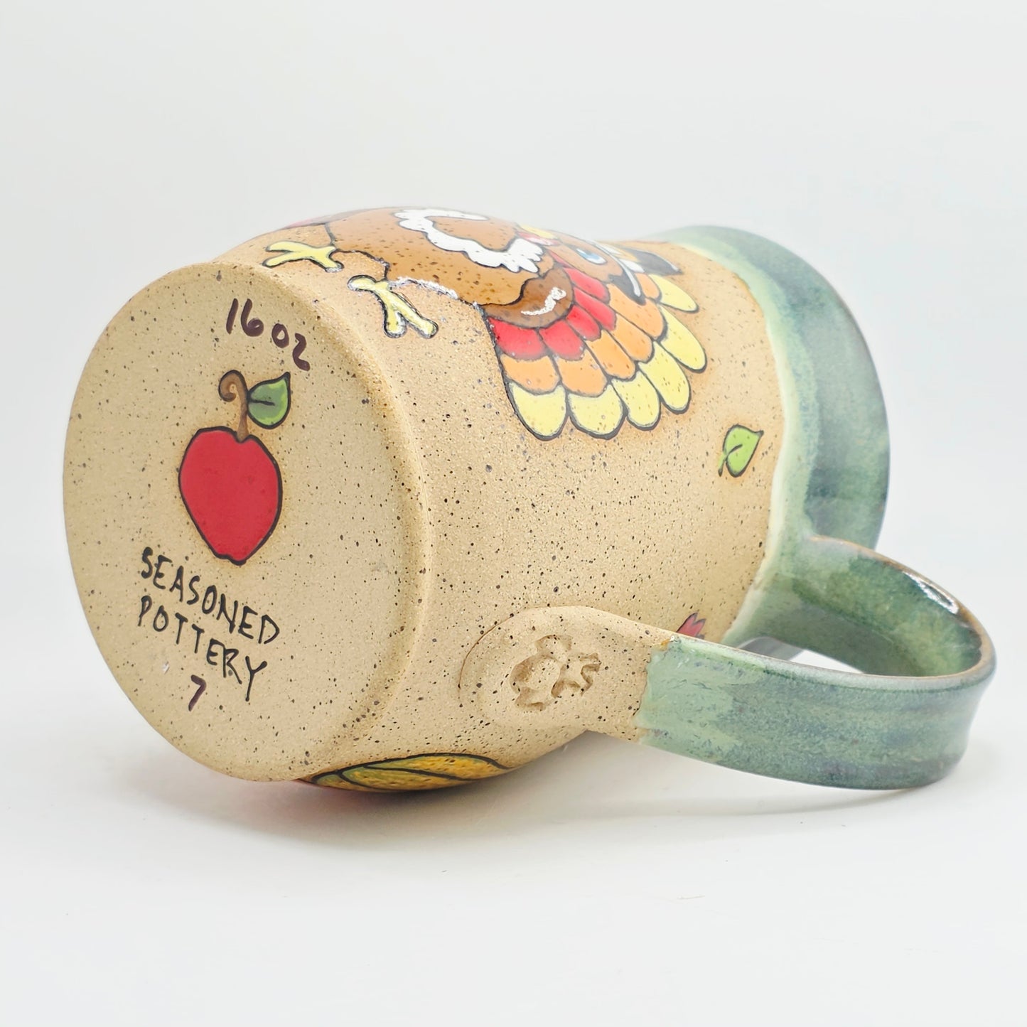 #07 Handmade stoneware Mug 16oz