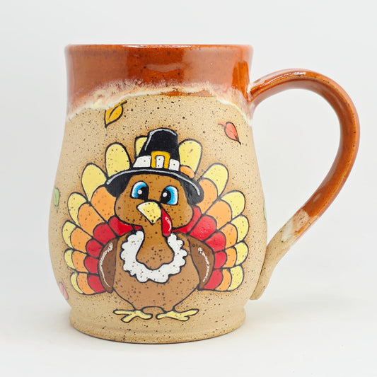 #08 Handmade stoneware Mug 16oz