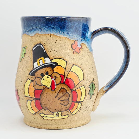 #09 Handmade stoneware Mug 17oz