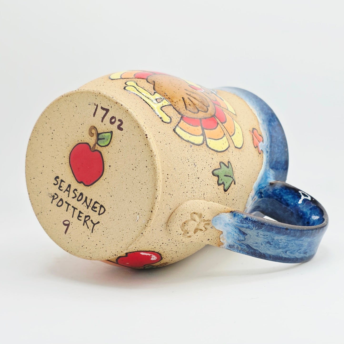 #09 Handmade stoneware Mug 17oz