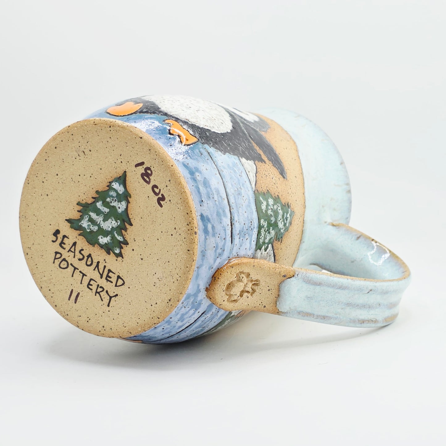 #11 Handmade stoneware Mug 18oz
