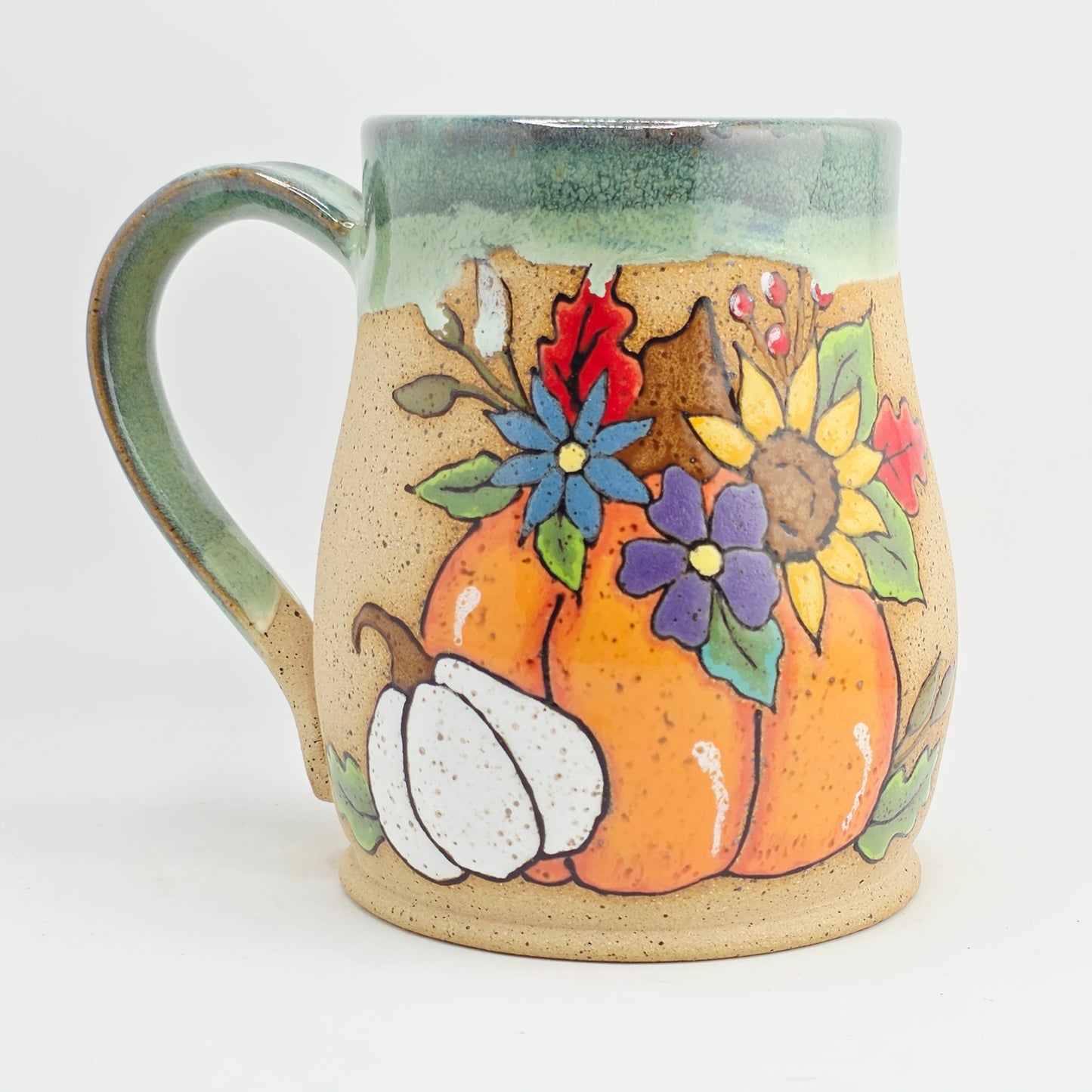 #16 Handmade stoneware Mug 17oz