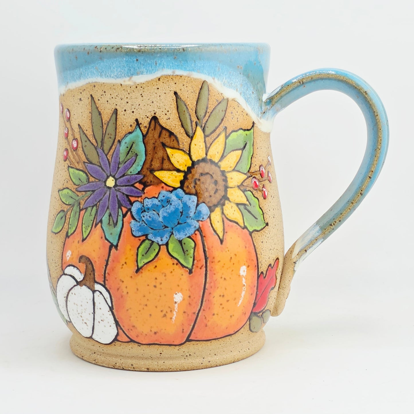 #17 Handmade stoneware Mug 18oz
