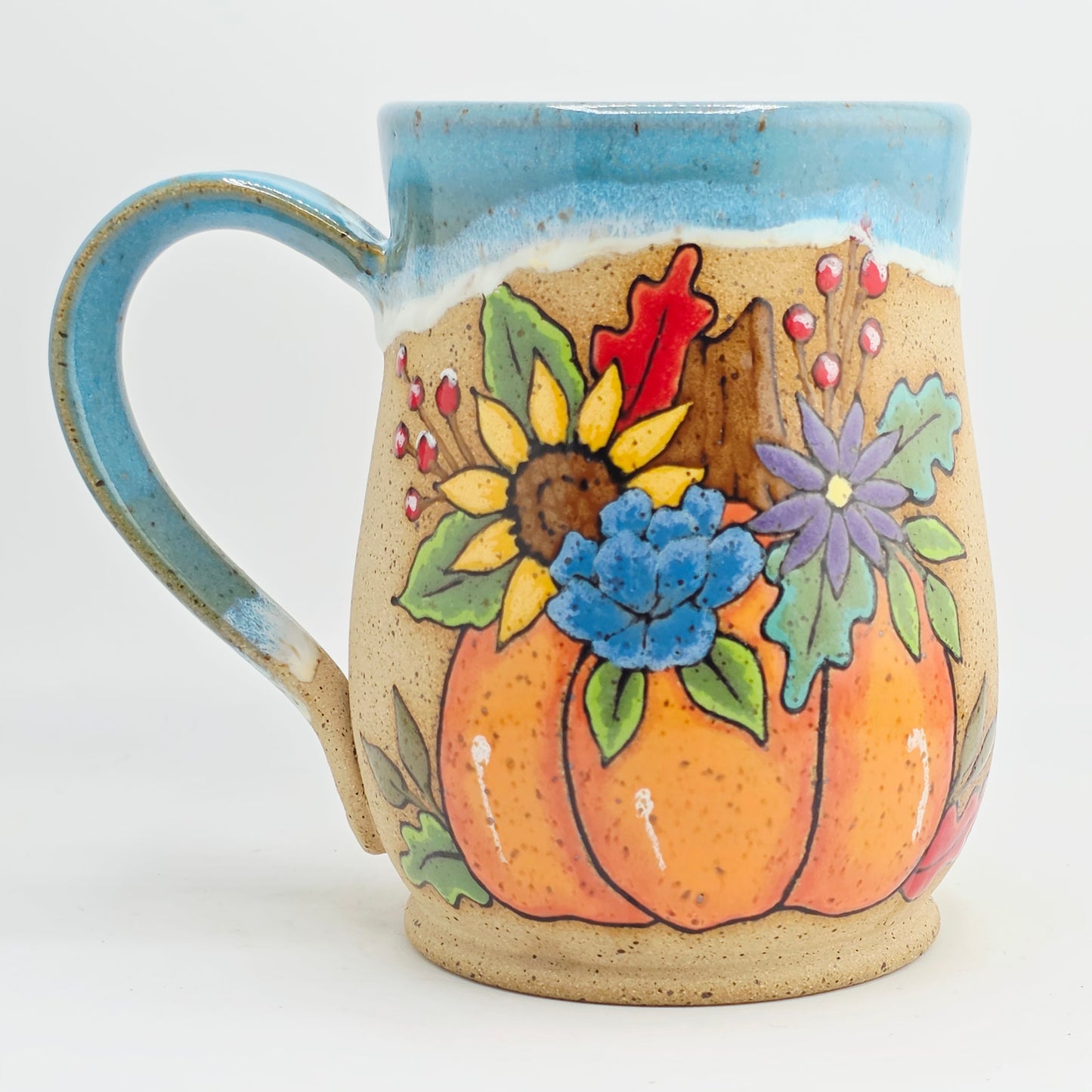 #17 Handmade stoneware Mug 18oz