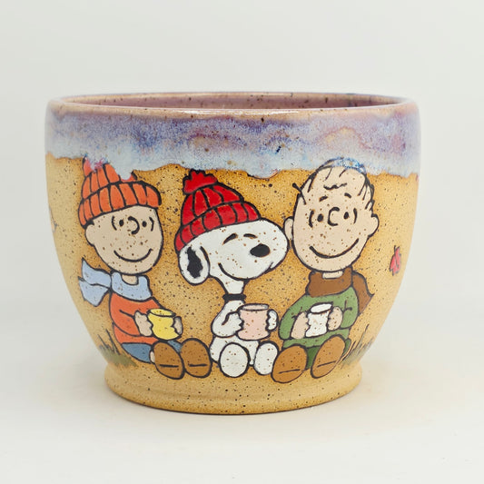 #27 Handmade stoneware bowl  5"x4"