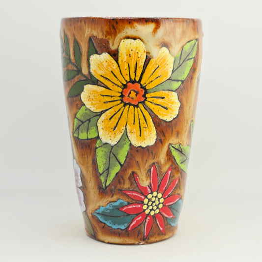 #24 Handmade stoneware tumbler 17oz
